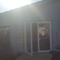 Fin dörr lätt att installera. Parfönsterdörr - Helglasad 3-glas - Aluminium - U-värde: 1,1