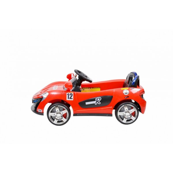 Eldriven sportbil f�r barn - R�d