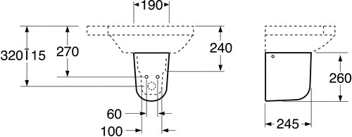 Gustavsberg 5295 K�pa till tv�ttst�ll Nautic 5550 och Logic 5198