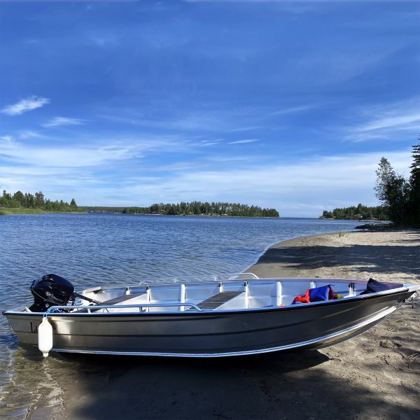 Gro�es Aluminiumboot 4,2m | F�r 5 Personen | Lyfco