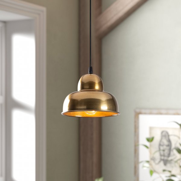 Bergamo taklampa 180-S - Guld