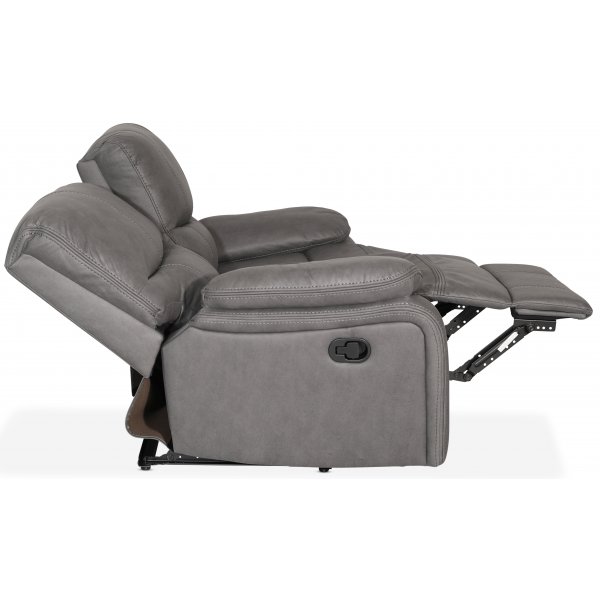 Relaxsofa 2-Sitzer grau Kinosofa