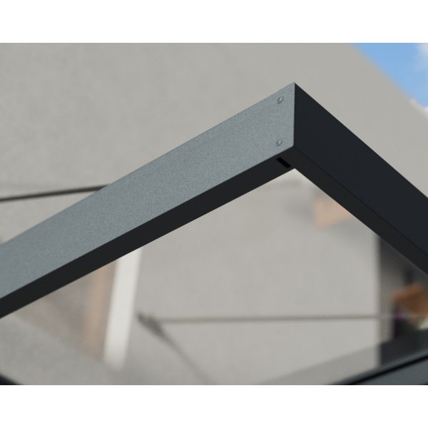 Canopia Sophia Klar XL Entrtak 1,4 x 4 - Mrkgr/klarglas