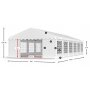 Partytelt Eco 1 i PE - 5 x 12 m