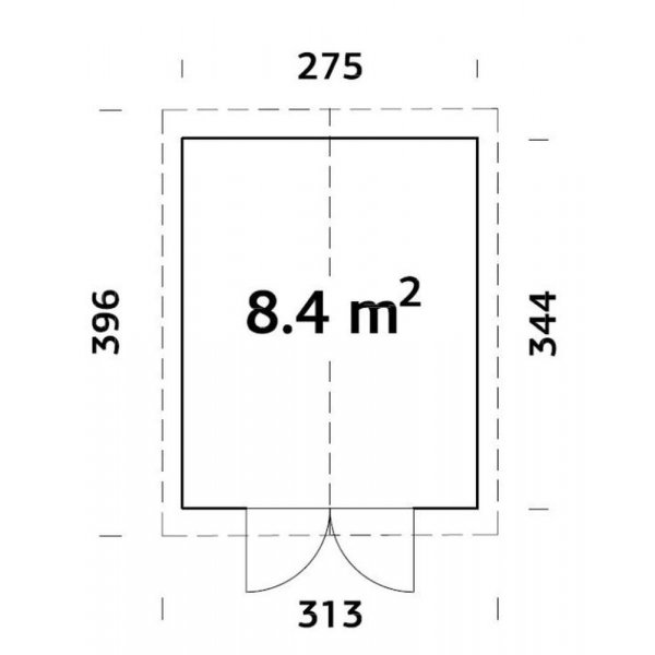 Förråd Martin 8,4 m² Förråd Martin 8,4 m²