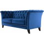 Soffa 2-sits chesterfield blå - Milton Soffa 2-sits chesterfield blå - Milton