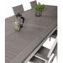 Ekens Matgrupp (224x100) - Vit/Gr - 8 Stolar