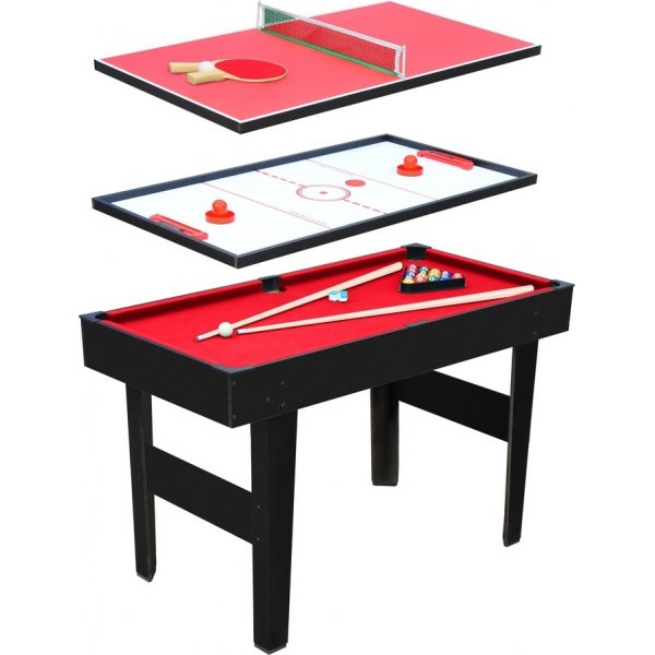 Biljardbord - pingisbord & airhockey i ett