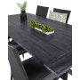 Ramsj Matgrupp (200x100) - Svart - 6 Stolar