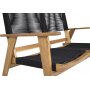 Prssebo soffa - Svart rep/Akacia
