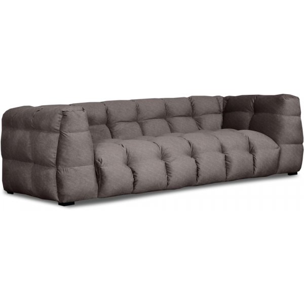 Bill 3-sits soffa - Gr�brun (Seal 89)