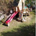 Kundenbilder 2,9 m lange rote Rutsche f�r Kinder im Freien, Material: HDPE