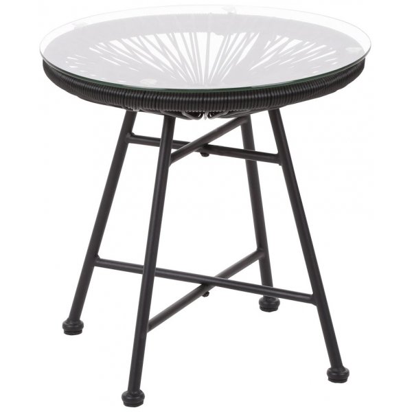 Cafégrupp Fiji bord + 2 stolar - Svart Cafégrupp Fiji bord + 2 stolar - Svart