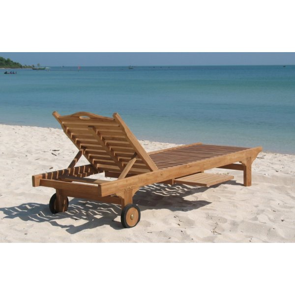 Solstol Fania i teak - 33x65x200 cm