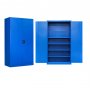 Garagesk�p med dubbel d�rr och pegboard |100x50x180cm | Bl�