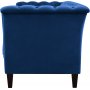 Soffa 2-sits chesterfield bl� - Milton