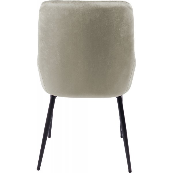 Stol i beige sammet - Theo