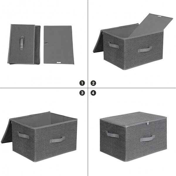 Leonie f�rvaringsl�da, 3-pack - Gr�