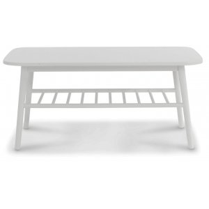 Soffbord vit 110x60 cm - Salt�