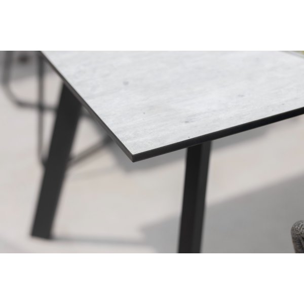 Lifestyle Garden Opal Gartengruppe mit 220 cm langem Esstisch und 6 Esszimmerstühlen - Grau / Rope + Textilimprägnierung für Outdoormöbel Lifestyle Garden Opal Gartengruppe mit 220 cm langem Esstisch und 6 Esszimmerstühlen - Grau / Rope + Textilimprägnierung für Outdoormöbel
