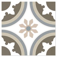 Klinker Basil Brun-Vit Matt 20x20 cm Klinker Basil Brun-Vit Matt 20x20 cm