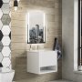Badezimmerpaket - Aurelia | Soft-Close-Schubladen & LED-Spiegel | 60 cm