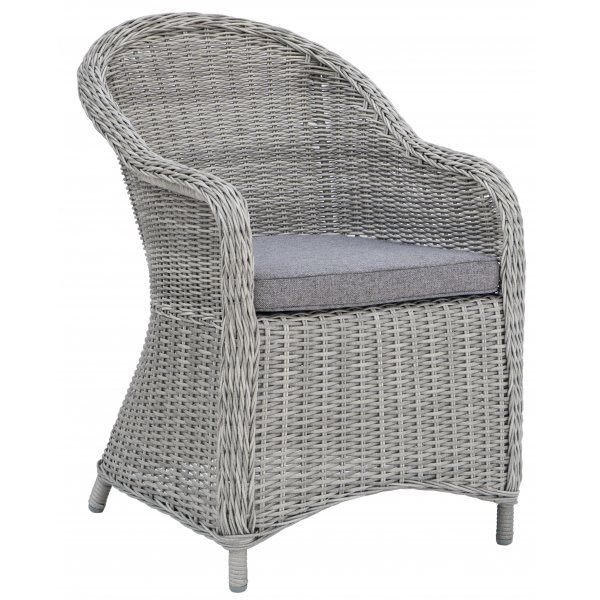 Balkonset; 2 Stühle und Tisch 48 x 48 cm grau/Rattan - Tor/Mercury + Reinigungsspray für Gartenmöbel Balkonset; 2 Stühle und Tisch 48 x 48 cm grau/Rattan - Tor/Mercury + Reinigungsspray für Gartenmöbel