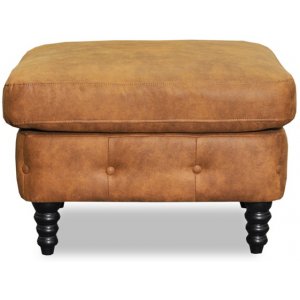 Ashford chesterfield fotpall - Cognac ecol�der