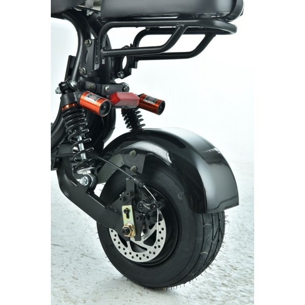 Elscooter - Svart 800W Elscooter - Svart 800W