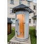 Dusch Trdgrd - Mtt: lngd .: 1,2 m / W: 1,3 m / H: 3,5 m..