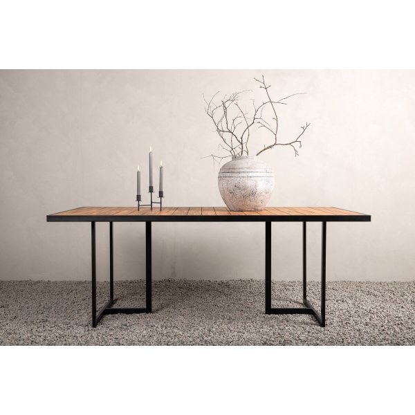 Rektangul�rt Matbord Ute 200x100 cm Natur - Khung