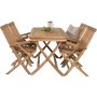 Bjurker Matgrupp (120x70) - Natur - 4 Stolar