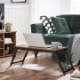 Milea laptopbord - Brun/svart