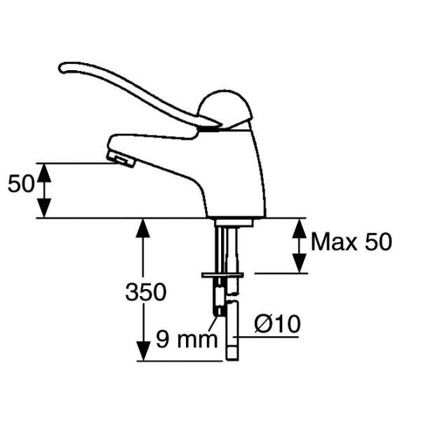 FM Mattsson Tvättställsblandare 9000 Krom - 9050-4500 FM Mattsson Tvättställsblandare 9000 Krom - 9050-4500