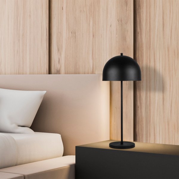Can bordslampa - Svart