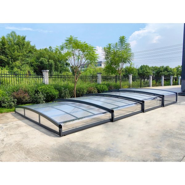 Dach zum Pool - 4x8 m Dach zum Pool - 4x8 m