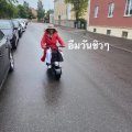 Kundbild Elscooter 800W med Sits - Elektrisk 30km/h: Utm�rkt kvalitet, liten men snabb,...