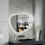 Spegel - Tivoli | Asymmetrisk | LED-belysning, dimbar & Anti-fog