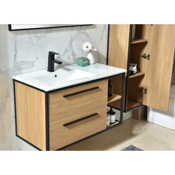 Kylpyhuonekalusteet Runko - Puu + 2.00 x Kylpyhuoneen koukku Kylpyhuonekalusteet Runko - Puu + 2.00 x Kylpyhuoneen koukku