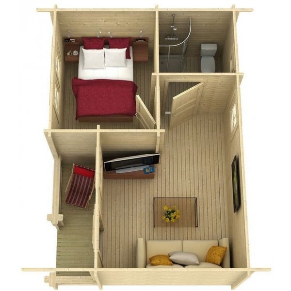 Attefallshus Morgan - 22 m�