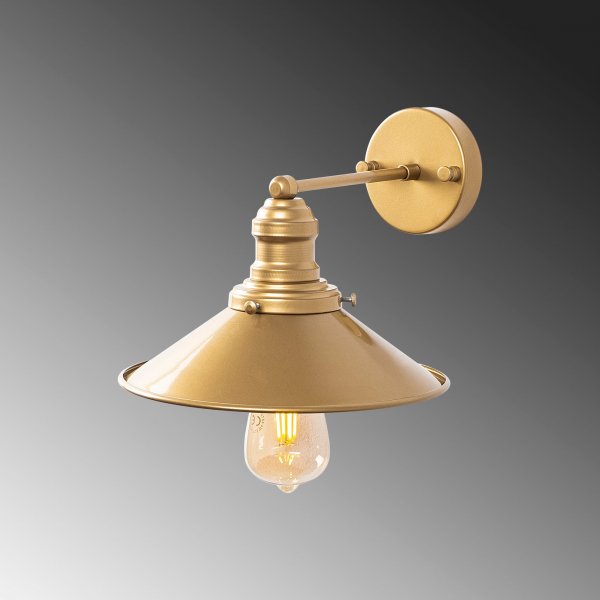 Conic v�gglampa 12196 - Guld