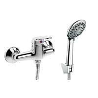 Funkia Duschblandare med duschset - Krom Funkia Duschblandare med duschset - Krom