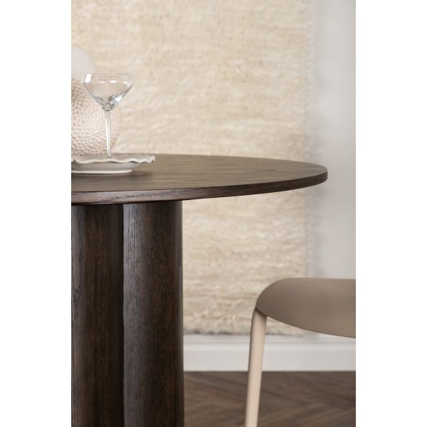 Matbord Olivia runt 110 cm Mocca