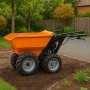 Minidumper 196 cc 250 kg lastkapacitet tippfunktion tr�dg�rdsmaskin