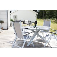 Karmansbo Matbord runt – Vit/grå Karmansbo Matbord runt – Vit/grå