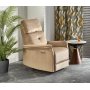 Semir elektrisk reclinerf�t�lj med USB - beige sammet