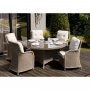 Gartengruppe - Florida | 150 cm - Naturfarbenes Rattan