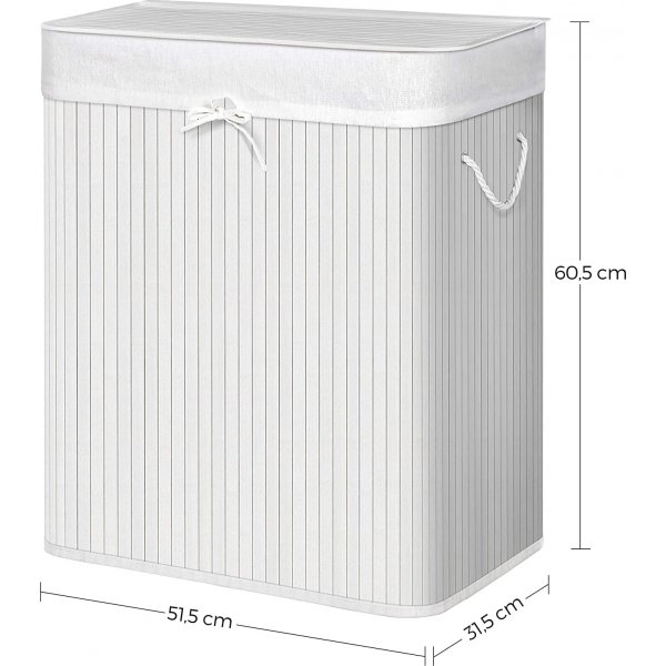 Carolin tv�ttkorg 100 l - Vit