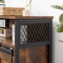Zeke sk�p med f�rvaringsfack - Brun/svart