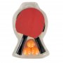 2x Pingisrack med 3x bollar